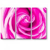 Модульная картина Picsis Розовая роза (60x43)