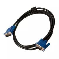 Кабель для монитора VGA CC-PVGA-6, 15M/15M, 1.8м, экран, феррит. кольца