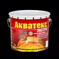 Акватекс Акватекс-Экстра защитно-декоративное покрытие для древесины алкидное полуглянцевое рябина 9л