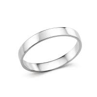 BASSCO, обручальное кольцо из родированного серебра, 925/17 размер