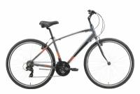 Велосипед Stark Terros 28.2 V (2023) (Велосипед Stark'23 Terros 28.2 V серый/черный/оранжевый 18