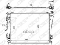 Радиатор Hyundai Sonata 2.0/2.4 10-/Grandeur / Azera 11-/Kia Optima 2.0/2.4 10- Sat арт. HY0007-10
