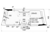 Стекло Заднее С Обогревом Ford Mondeo 5d Wgn 93-00 XYG арт. MONDEO-STW RW/H/X