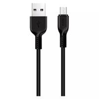 Дата-кабель универсальный MicroUSB Hoco X20 (3 метра) (черный)