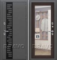Входная дверь Браво Термо 220 Антик Серебро/Wenge Veralinga, Bravo металлическая с терморазрывом