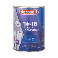 Пуфас Эмаль ПФ-115 желтая Decoself (0,9кг=0,67л)