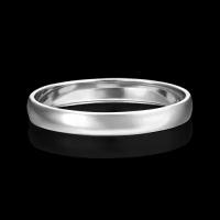 PLATINA jewelry Обручальное кольцо из платины 950 пробы 01-4272-00-000-2100-45, размер 15,5