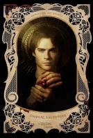 Плакат, постер на холсте Дневники вампира (The Vampire Diaries), Крис Грисмер, Джошуа Батлер, Маркос Сига. Размер 60 х 84 см