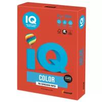 Бумага цветная IQ color, А4, 80 г/м2, 100 л., интенсив, кораллово-красная, CO44 (цена за 1 ед.товара)