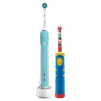 Набор электрических зубных щеток Oral-B Family Pack (Professional Care 500 + Kids D10.513K)