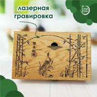 Шкатулка деревянная 