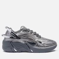 Женские кроссовки Raf Simons (RUNNER) Cylon-21 Leather серебряный, Размер 37 EU