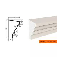 Фасадный декоративный карниз Лепнинапласт КВ-150/3