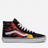 Кеды Vans Sk8-Hi Reissue Flame чёрный, Размер 40.5 EU