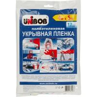 Пленка укрывная ПНД 4м х 5м 12мкм UNIBOB, 1 шт