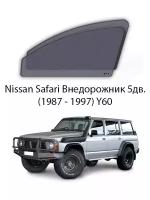 Каркасные автошторки на передние окна Nissan Safari Внедорожник 5дв. (1987 - 1997) Y60