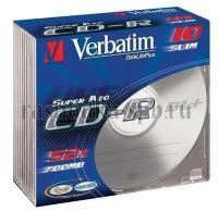 Диск CD-R Slim case (box) Verbatim DataLife 700Mb 52x 43347/3 (VER-43347)