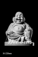 Декоративная статуя Decorus Маленький Будда Серебро ST-014-SL