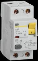 Выключатель дифференциального тока (УЗО) 2п 63А 300мА тип ACS ВД1-63S IEK MDV12-2-063-300 ( 1шт. )