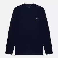 Мужской лонгслив Lacoste Crew Neck Regular Fit синий, Размер M