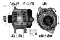 ERA 210308 210308_генератор!\ Hyundai Solaris, KIA Rio 1.4i/1.6i 11 1шт