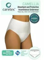 Caretex Camellia / Кертекс Камеллиа - женские многоразовые впитывающие трусы, M, белые