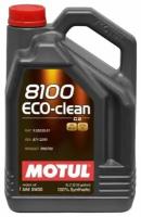 Синтетическое моторное масло Motul 8100 Eco-clean 5W30, 5 л