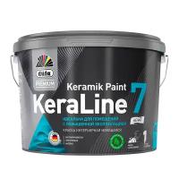 Краска для стен и потолков Dufa Premium KeraLine Keramik Paint 7 матовая белая база 1, 9 л