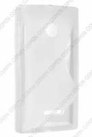 Чехол силиконовый для Microsoft Lumia 532 Dual sim S-Line TPU (Прозрачно-матовый)