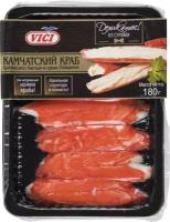 Крабовое мясо Камчатский краб Vici имитация из сурими охлаждённое