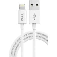 Data-кабели TFN Кабель TFN, Lightning - USB, 2.4 А, 2 м, TPE, белый