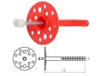 Дюбель для теплоизоляции 10х260 мм с металлич. гвоздем, термогол. (50 шт в коробе) STARFIX (SMW1-54250-50)