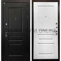 Входные двери: Дверь Ратибор Лондон 3К Венге / Белый матовый металлическая (Сторона открывания: Правая, Размер короба - 860*2050 мм)