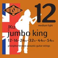 ROTOSOUND JK12 STRINGS PHOSPHOR BRONZE струны для акустической гитары, покрытие - фосфорированная бронза, 12-54