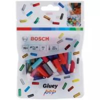 Стержни клеевые BOSCH для Gluey 7x20 мм 70 шт. цветные POP (низкотемпературные)