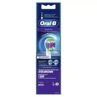 Насадки для зубных щеток и ирригаторов Oral-B Насадка ORAL-B EB18рRB 3DWhite, для зубной щетки CleanMaximiser, 2 шт