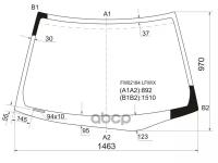 Стекло Лобовое Honda Civic 4d 01-05 XYG арт. FW02184 LFW/X