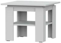 Стол нк-мебель STERN стол журнальный 550 Белый 72676489 (2 кор.) Современный журнальный столик SNERN. Основание и столешница изготовлены из ЛДСП 16 мм.. Три цвета на выбор - Белый, Дуб Сонома, Дуб Вотан. Функционально - широкий модульный ряд позволяет создавать любой интерьер. Эстетично - все фасады имеют скошенный край. Практично - компактность модели поможет заполнить пространство в комнате, будь то большая гостиная или тесная кухня. Размер изделия (ШхВхГ) 55 х 43 х 55 см