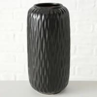 Boltze Фарфоровая ваза для цветов Masconni: Black Pearl 19 см 9828613