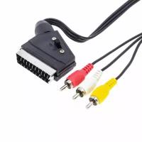 Аудио-переходник (адаптер) 3RCA-SCART, 1.5 м