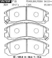 (sumitomo-яп.) колодки тормозные Advics / Sumitomo SN799P