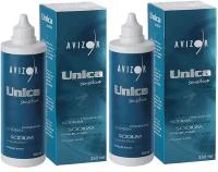 Многоцелевые растворы для контактных линз Avizor Unica Sensitive (Авизор Уника Сенситив), 700 мл + 2 контейнера для линз