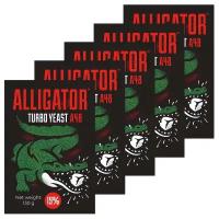 Комплект турбо дрожжей Alligator A48, 130 г 5 шт