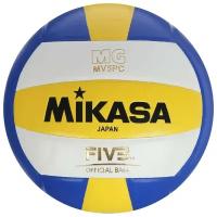 Волейбольные мячи Mikasa Мяч волейбольный Mikasa MV5PC, размер 5, PVC, бутиловая камера, клееный