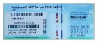 505628-B21 HP Лицензия кластерной системы Windows HPC Server 2008 1-4 CPU ( High Performance Computing ) X14-89956