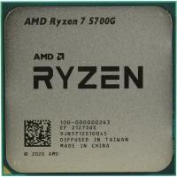 Процессор AM4 RYZEN 7 5700G (3.8GHz, Boost 4.6Ghz 16MB) OEM