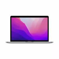 Apple Ноутбук Apple MacBook Pro 13 (2022) MNEJ3, Apple M2 8-Core CPU, 10-Core GPU, 8ГБ, 512ГБ SSD, серый космос LL/A