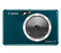 Камера и принтер моментальной печати Canon Zoemini S2, зеленая