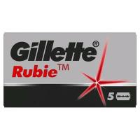 Сменные лезвия для безопасных бритв Rubie, 5 шт Gillette 1544152