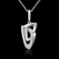 Подвеска PLATINA jewelry из серебра 925 пробы с фианитом (недрагоценные вставки)